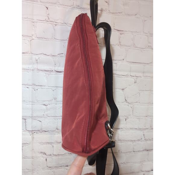 Baggallini Metro Convertible Backpack Nylon Rusty Red Sling EUC Travel - Picture 6 of 14